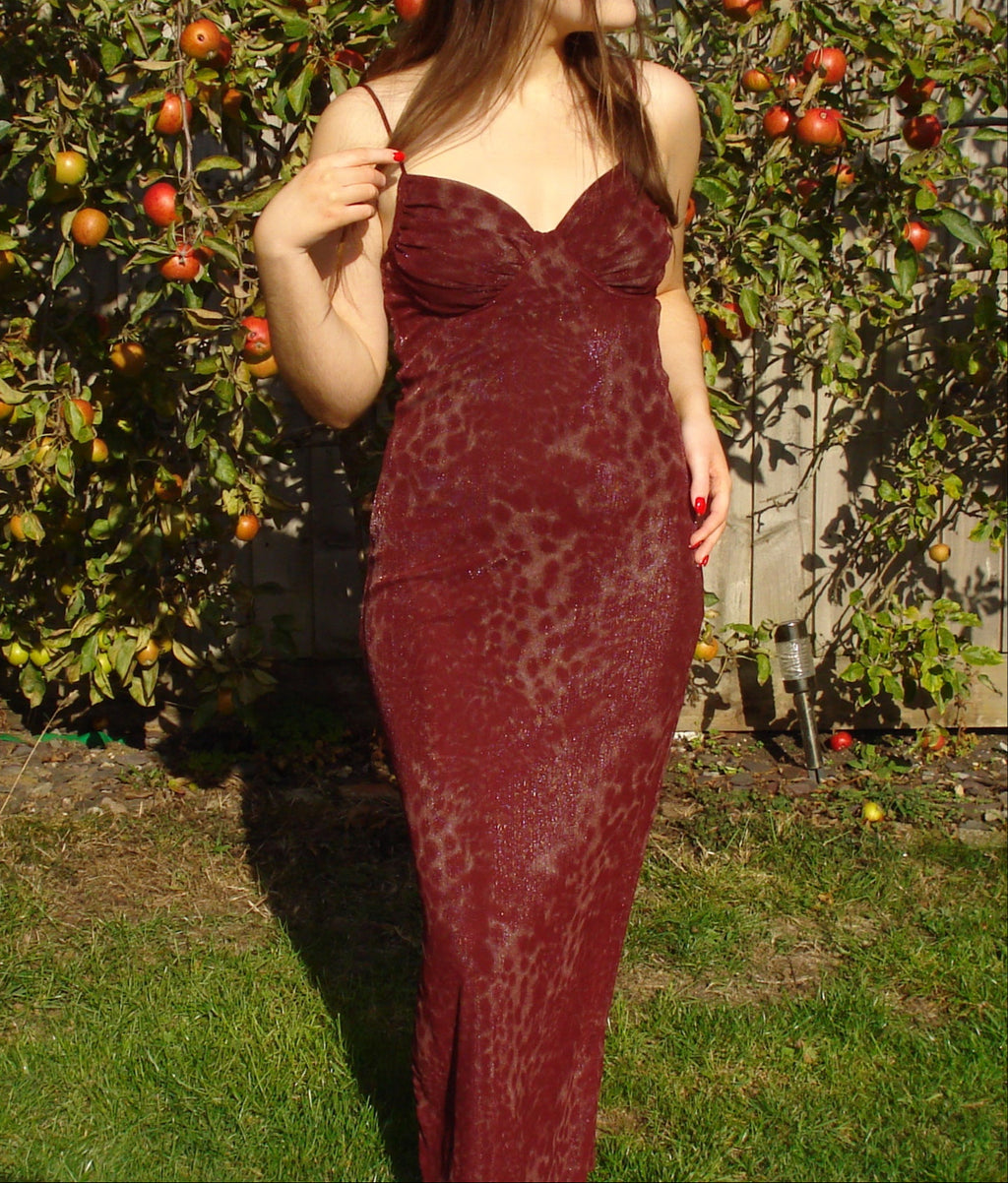 'Jasmine' Mesh Leopard Print Dress