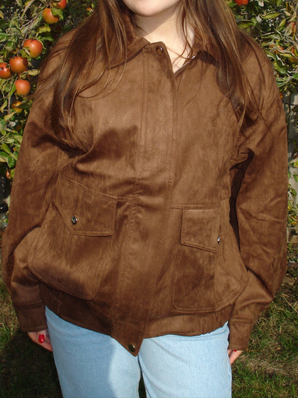 'Sienna' Faux Suede Jacket