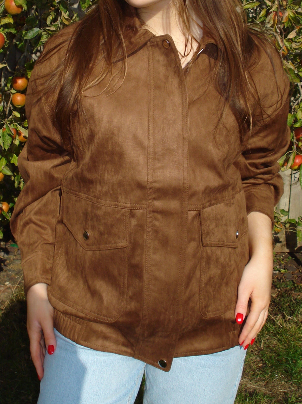 'Sienna' Faux Suede Jacket