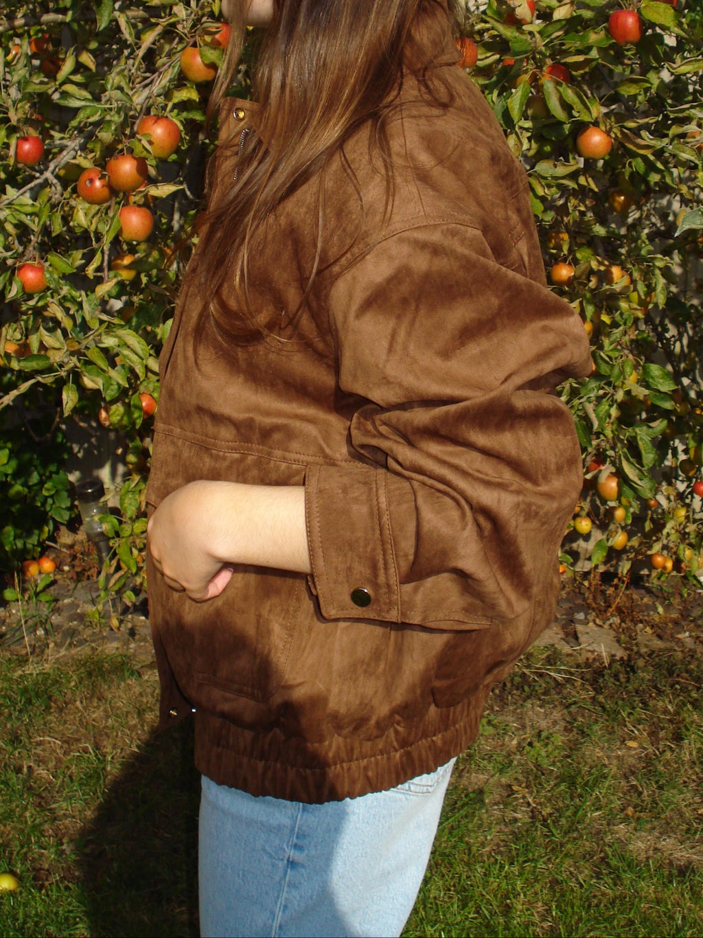 'Sienna' Faux Suede Jacket